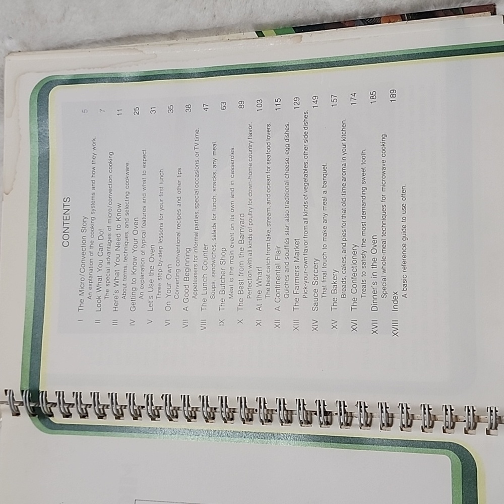 VINTAGE  KENMORE  MUCRO/ CONVECTION  COOKBOOK.  SEARS. - Picture 4 of 9